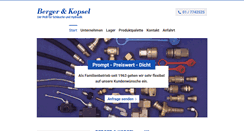 Desktop Screenshot of berger-kopsel.at